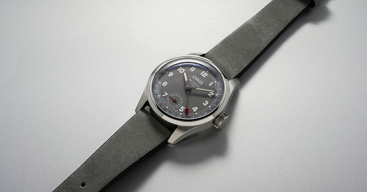 ORIS BIG CROWN Мужские швейцарские часы, автоматический механизм, сталь, 38 мм